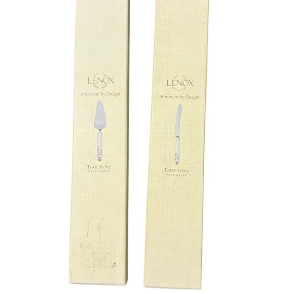 Lenox True Love Cake Knife & Server Set - Picture 1 of 6